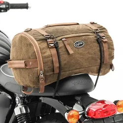 Hecktasche Vintage 25L passend für Kawasaki VN 900 Classic / Custom braun Craftride
