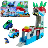 Spin Master PAW PATROL: Der Dino Film 2-in-1 Mobiles Dino-Hauptquartier inkl. Chase Fahrzeug und Figur