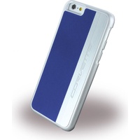 Corvette Silver Brushed Aluminium (iPhone 6, iPhone 6s), Smartphone Hülle, Blau