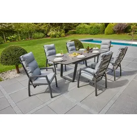 LC Garden Diwo Gartenstuhl 63 x 57 x 107 cm grau 1 St.