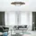 GLOBO Deckenleuchte 1x LED 32W Holzoptik schwarz