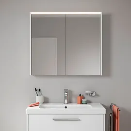 Duravit D-Code 800 cm weiß mit Beleuchtung und Steckdose