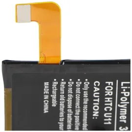 AccuCell Akku passend für HTC U11, Li-Polymer, 3,8V, 3000mAh, 11,4Wh, built-in, ohne Werkzeug