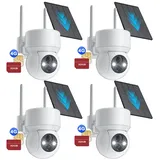 Avylet Überwachungskamera 4G LTE Überwachungskamera Aussen Solar Akku mit SIM Karte (Geeignet für Bauernhöfe, Scheunen, Baustellen, Ranches, Felder oder Orte ohne Strom oder WiFi., Aussen, Außenbereich, Wald, Farm, Campingbus, Straße, 2K Kamera Überwachung Aussen Kabellos PTZ IP Kamera Outdoor Ohne WLAN, 336°/90° Schwenkbar mit PIR Erkennung Farb Nachtsicht, Infrarot-Nachtsicht IP66 Wasserdicht AußEnkamera)