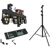 Eurolite Set LED KLS Scan Next FX Kompakt-Lichtset + Controller + Stativ