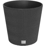 vidaXL Pflanzkübel 35/37,5 L Komplettset 35 x 35 x 37,5 cm Anthrazit