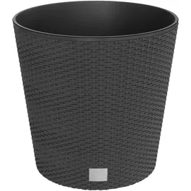 vidaXL Pflanzkübel 35/37,5 L Komplettset 35 x 35 x 37,5 cm Anthrazit