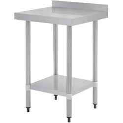 Vogue Arbeitstisch Mit Aufkantung Edelstahl 1500Mm