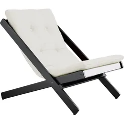Klappstuhl KARUP DESIGN "Boogie", schwarz (natur, schwarz), Stühle, Bezugsqualität 1