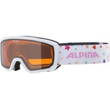 Alpina Scarabeo JR. Wintersportbrille Weiß Kinder Sphärisches Brillenglas