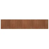 vidaXL Teppich Rechteckig Braun 80x400 cm Bambus