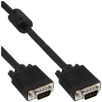 InLine S-VGA Kabel, 15pol HD Stecker / Stecker, schwarz,