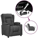 vidaXL Aufstehsessel Dunkelgrau Stoff