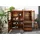 Massivmoebel24 Highboard 166 x 145 x 40 cm Walnuss