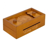 Philos 5535 - Secret Box Double Happiness, Holzbox mit Geheimfach, 15x8x6cm, Knobelspiel, Schwierigkeitsgrad: mittelschwer