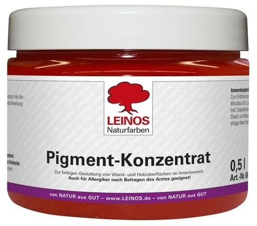 Leinos Pigment-Konzentrat 668 Krapp-Dunkelrot - 0,5 l Glas