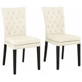 4-Fußstuhl HOME AFFAIRE "Colorado", beige (beige, wenge), B:46cm H:94,5cm T:59cm, Polyurethan, Stühle, Beine aus Buche, wengefarben lackiert, Im 2er, 4er oder 6er-Set