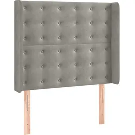 vidaXL Boxspringbett 100 x 200 cm Hellgrau
