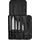 Wüsthof Gourmet Messerset 6-tlg. Schwarz/Silber