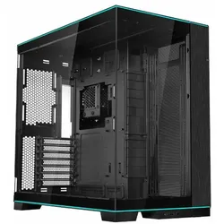 LIAN Li O11 Dynamic EVO RGB, schwarz, Glasfenster