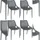 CLP Gartenstuhl Air 50 x 60 x 82 cm dunkelgrau 4 St.
