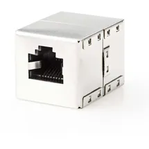 Nedis Netzwerkkoppler CAT5e / CAT6 Geschirmt RJ45 Buchse - RJ45 Buchse Gerade Metall Box