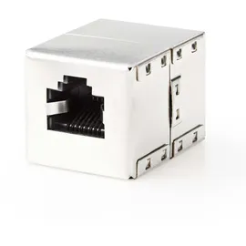 Nedis Netzwerkkoppler CAT5e / CAT6 Geschirmt RJ45 Buchse - RJ45 Buchse Gerade Metall Box