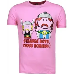 Local Fanatic  T-Shirt Romans  in Rosa, EU L