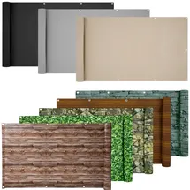 Estexo Balkonverkleidung 75 x 600 cm hellgrau PVC