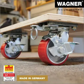 Wagner Transporthilfe 1348 Tragkraft 1000 kg 780 mm x 590 mm x 24 mm FSC®