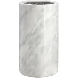 Messerblock Marble in Weiß Marmor