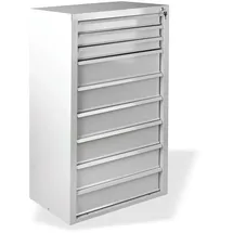 Proregal Kobra Schubladenschrank 120 x 70 x 43,5 Lichtgrau