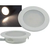 ChiliTec Einbauleuchte 4er Pack Treppenlicht/Weiß/Kunststoff