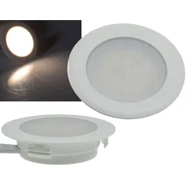 ChiliTec Einbauleuchte 4er Pack Treppenlicht/Weiß/Kunststoff
