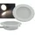 ChiliTec Einbauleuchte 4er Pack Treppenlicht/Weiß/Kunststoff