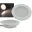 ChiliTec Einbauleuchte 4er Pack Treppenlicht/Weiß/Kunststoff