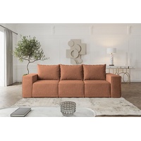 Fun Möbel Sofa Designersofa ESTELLE 3-Sitzer mit Schlaffunktion in