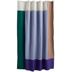 HAY Pivot Duschvorhang 180x200 cm Blau Oeko-Tex Baumwolle Wasserabweisend