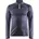 1/2-Zip Langarmshirt Herren 995000 asphalt S