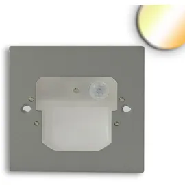 ISOLED Wandeinbauleuchte Kunststoff, Metall 4,0 cm inkl. PIR Sensor schwarz