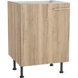 Optifit Spülenunterschrank Erik290 60 cm x 87 cm x 58,4 cm Wildeiche