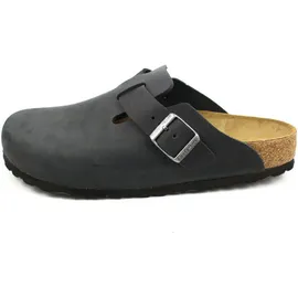 Birkenstock Boston Nubukleder geölt schwarz 38