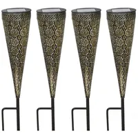 Hti-Living Solarstecker Petal 4er Set Luna