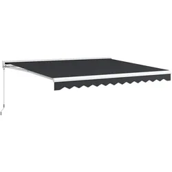 Outsunny Markise Aluminium, Polyester