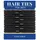 luxuskollektion Herren-Haargummis Schwarz Nylon, 10er Pack - Stilvolles