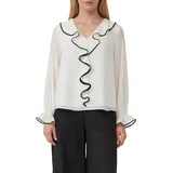 s.Oliver Black Label Damen 2168676 Bluse Langarm, 0200, 44 - 44