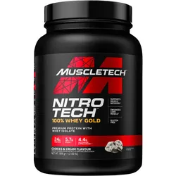 Muscletech Nitro Tech 100% Whey Gold (2lbs) Cookies and Cream EINHEITSGRÖSSE