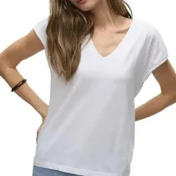 Vero Moda  T-Shirts & Poloshirts 10327678-BGH  in Weiss, EU XL