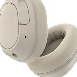 Belkin SoundForm Isolate Noise Cancelling Kopfhörer kabellos Bluetooth Kopfhörer, Headset mit Mikrofon, Over-Ear-Kopfhörer mit 60 Stunden Wieder... – Beige