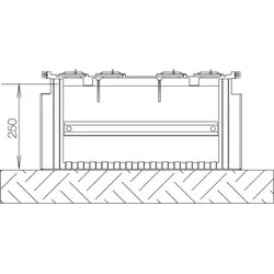 ABN Festplatzsockel Gr.0 FB2 SX020F